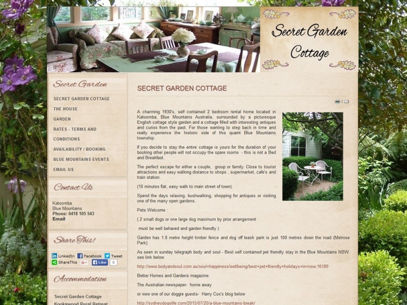 Secret Garden Cottage
