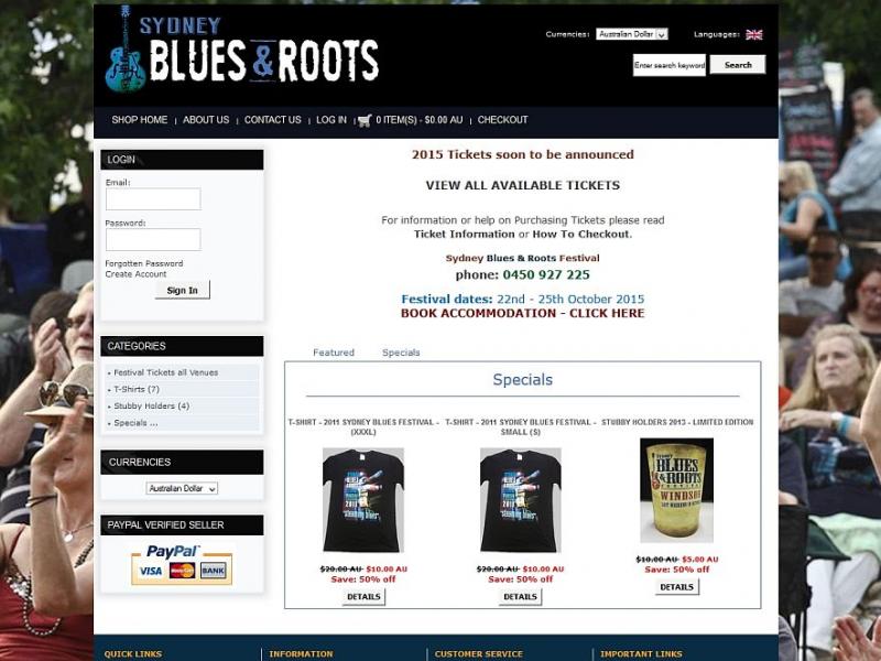 Sydney Blues & Roots Shop